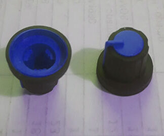Potmeter knop Blauw