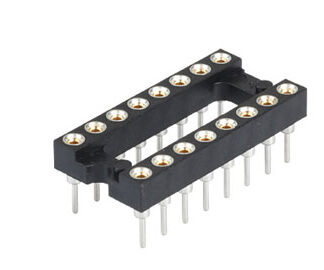 IC voetje (socket) 14 pins round