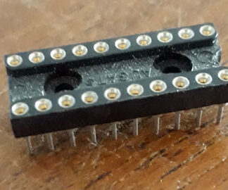 IC voetje (socket) 20 pins round