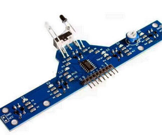 Five way tracking module UV