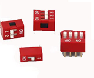 DIPSWITCH 1x RED