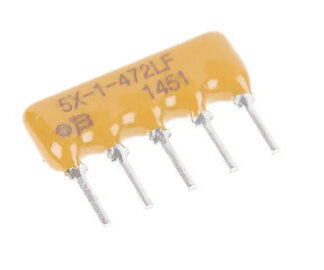 Resistor array (5x-1-472LF) 4.7K x 4 (5 pins)