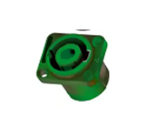 Speakon 4 polig chassis soldeer groen
