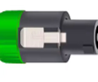 Speakon 4 polig schroefaansluitingen groen