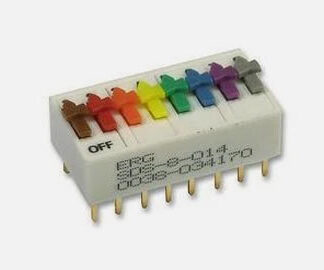 DIPSWITCH 8x multicolor